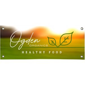 Nylon Single-Sided Banner, 2' x 5'