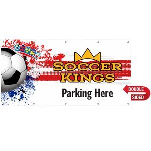 Nylon Double-Sided Banner, 4' x 8'
