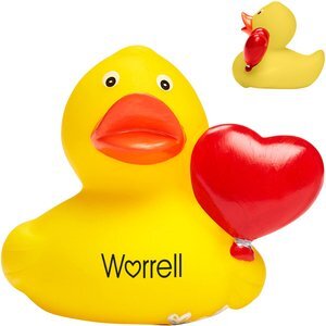 Heart Rubber Duck