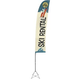 Ascent Blade Single-Sided Sail Sign Flag Kit, 22.5'
