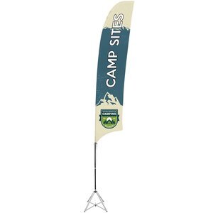 Ascent Razor Single-Sided Sail Sign Flag Kit, 22.5'