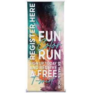 Plaza Retractor Banner Display Kit, 36-1/4"