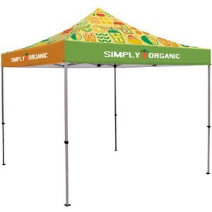 Deluxe 10' Tent w/ Vented Canopy, Full Color Imprint
