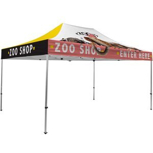 Premium 15' UV-Printed Tent, Full Color Imprint