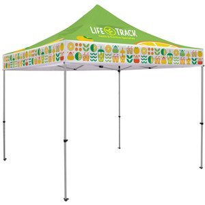 Premium 10' Tent w/ Vented Canopy, Full Color Imprint