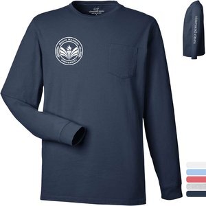Vineyard Vines® Long Sleeve Pocket Cotton Unisex T-Shirt