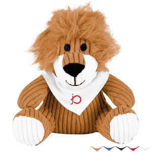 Rory Corduroy Plush Lion w/ Bandana, 6"