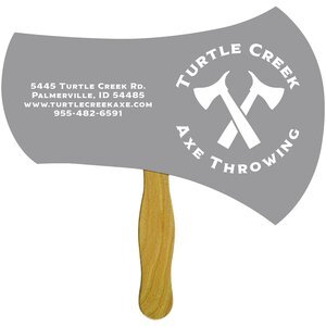Axe Hatchet Hand Fan