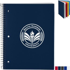 Team 365 Spiral 5-Subject Notebook, 8.5"W x 11"H