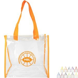 Coronado Clear PVC Open Top Tote