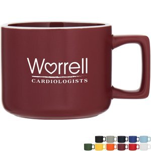 Helio Matte Colored Ceramic Mug, 12 oz.