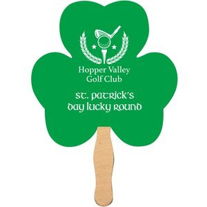 Shamrock Hand Fan