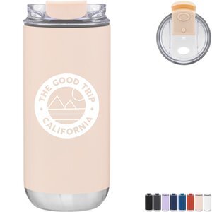 Palma Matte Double Wall Stainless Steel Tumbler, 16 oz.