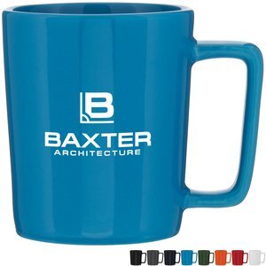 Madrid Glossy Ceramic Mug, 14 oz.