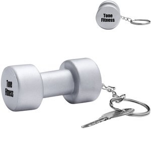 Dumbbell Shape Stress Reliever Keychain