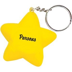 Star Shape Stress Reliever Keychain