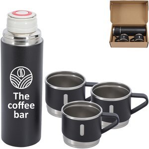 Four-Piece Vacuum Insulated Bottle & Cup Gift Set