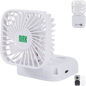 Whirlwind Mini Folding Rechargeable Fan w/ Lanyard