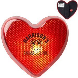 Heart Flashing Clip On Safety Button