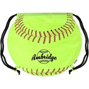 Gametime!® Softball Drawstring Polyester Backpack