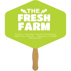 Hexagon Hand Fan