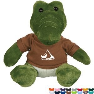 Allie Plush Gator w/ Shirt, 6"