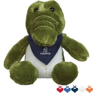 Allie Plush Gator w/ Bandana, 6"