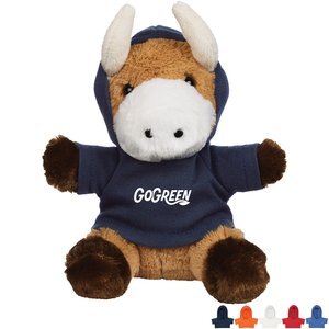 Brave Plush Bull w/ Hoodie, 6"
