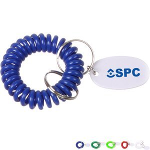 Coil Bracelet with Keychain