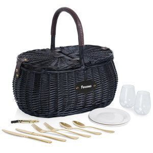 Evening Picnic Basket w/ Service for Two