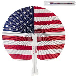 Patriotic Paper Fan