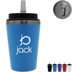 Scout Poly Tumbler w/ Flip Top Straw Lid, 12oz.