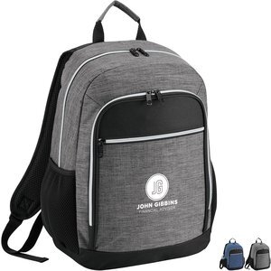 Heather Recycled Polyester Laptop Backpack