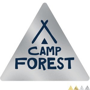 Triangle Shape Custom Sticker - Foil, 1"