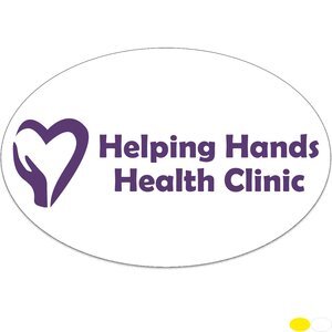 Oval Shape Custom Sticker - Gloss, 2" x 3"