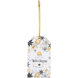 Gift Tag Wood Ornament
