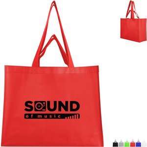 Matte Laminated Recycled Non-Woven Dual Handle Shopper Tote Bag