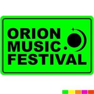 Rectangle Shape Custom Sticker - Neon, Large to 5-1/4"