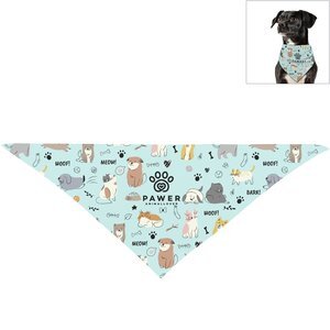 Small Triangle rPET Full Color Dye Sublimated Pet Bandana