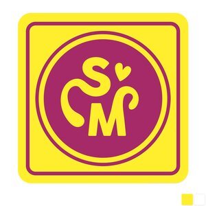 Square Shape Custom Sticker - Gloss, 1-1/4" or 1-1/2"