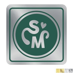 Square Shape Custom Sticker - Foil, 1-1/4" or 1-1/2"