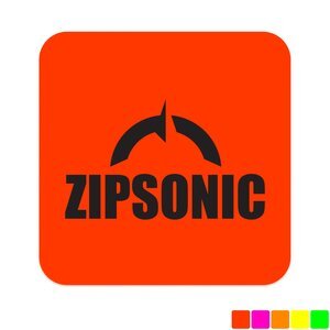 Square Shape Custom Sticker - Neon, 1/2" to 1"