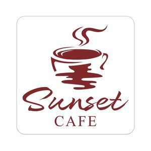 Square Shape Custom Sticker - Matte, 1-3/4" or 2"