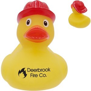 Mini Fire Chief Rubber Duck