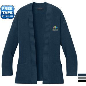 MERCER+METTLE™ Cotton/Nylon Ladies' Open Cardigan