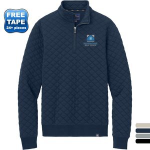 Brooks Brothers® Diamond Quilt Tri-Blend Men's 1/4 Zip