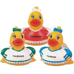 Cheerleader Pom Pom Rubber Duck