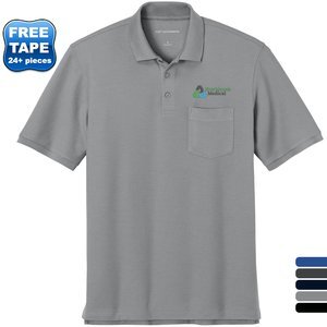 Port Authority® Wearever Signature Poly/Cotton Pique Pocket Men's Tall Polo