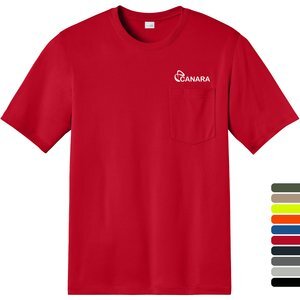 CornerStone® Workwear Pro Polyester Short Sleeve Unisex Pocket Tee