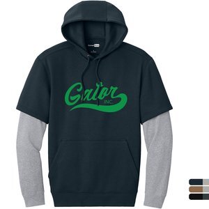 CornerStone® Tough Cotton/Poly Fleece Layered Men's Hoodie